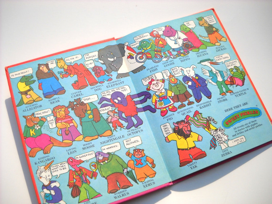 Vintage Sweet Pickles Book Who Stole Alligator's Shoe Etsy