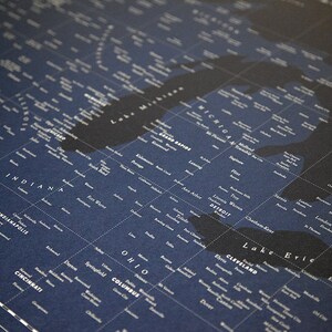 Typografische Heartland Karte