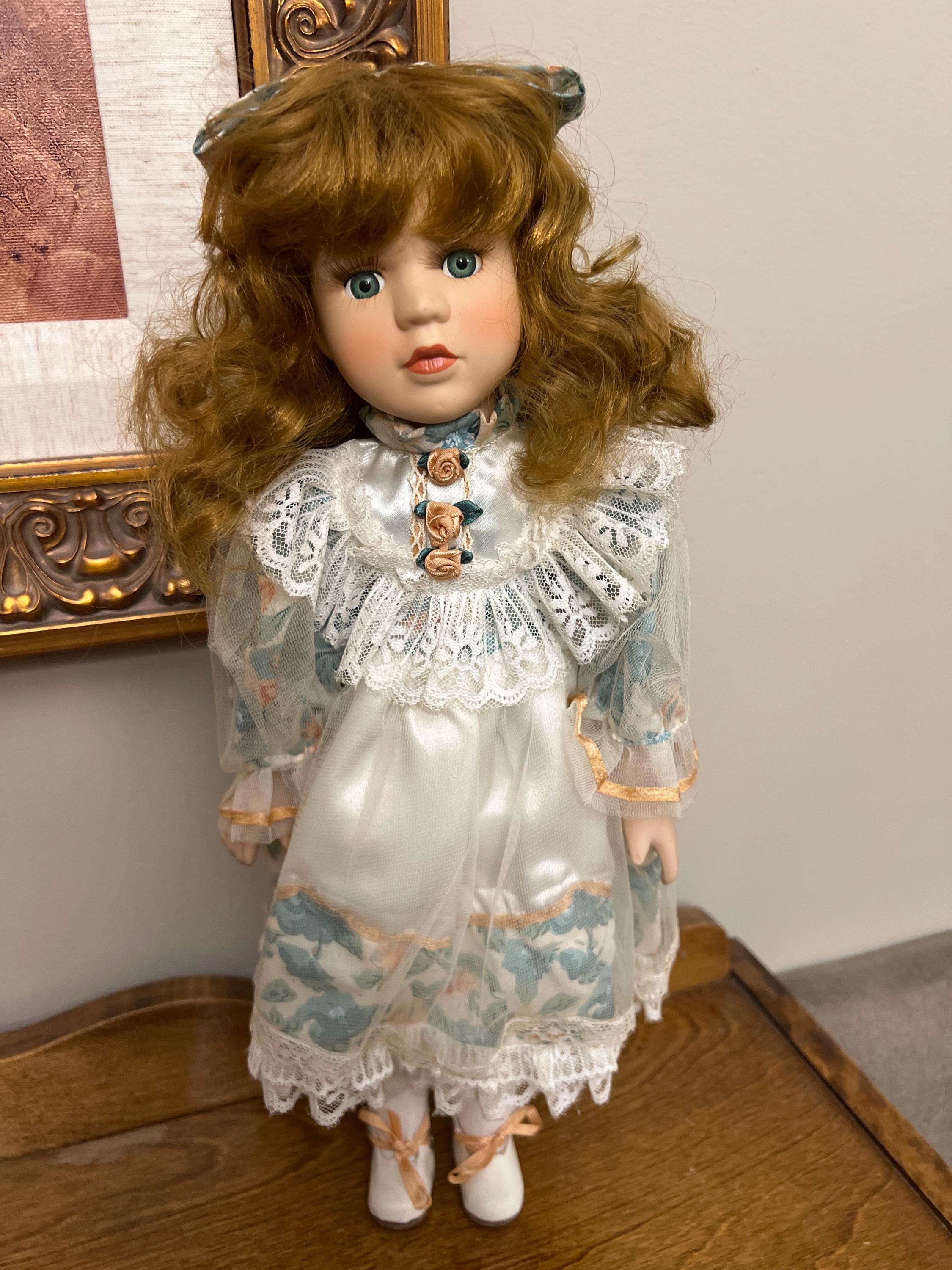 Vintage Porcelain Doll - 1998 - Etsy