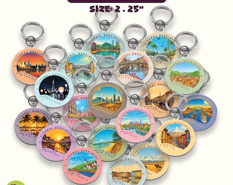 JW 2026 International Convention Keychain Pin - Eternal Happiness