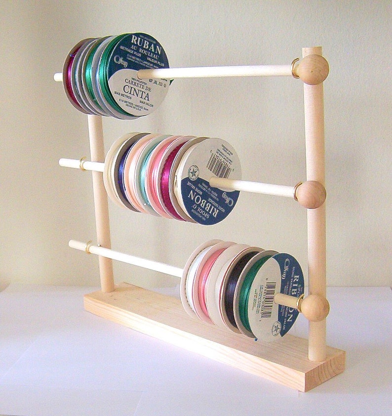 Spool Ribbon Holder Storage Washi Tape Holder, Rack Wire Organizer, Washi Tape Storage image 3