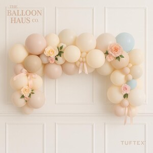 Gender Reveal | Boy or Girl Balloon Garland Kit | Elegant Balloon Arch | DIY Party Decor for Baby Shower, Wedding, or Birthday