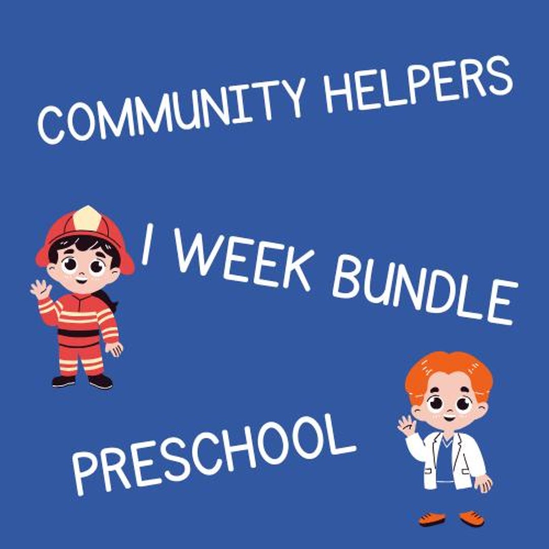 Preschool Community Helpers Printables - Etsy
