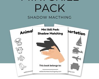 Shadow Matching Worksheets for Preschool – Match the Shadow Activity Pages | Visual Discrimination & Early Learning Skills