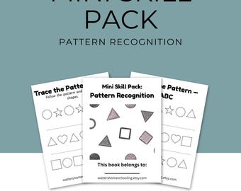 Pattern Recognition Worksheets | Preschool Shapes Activity (PDF Pattern)