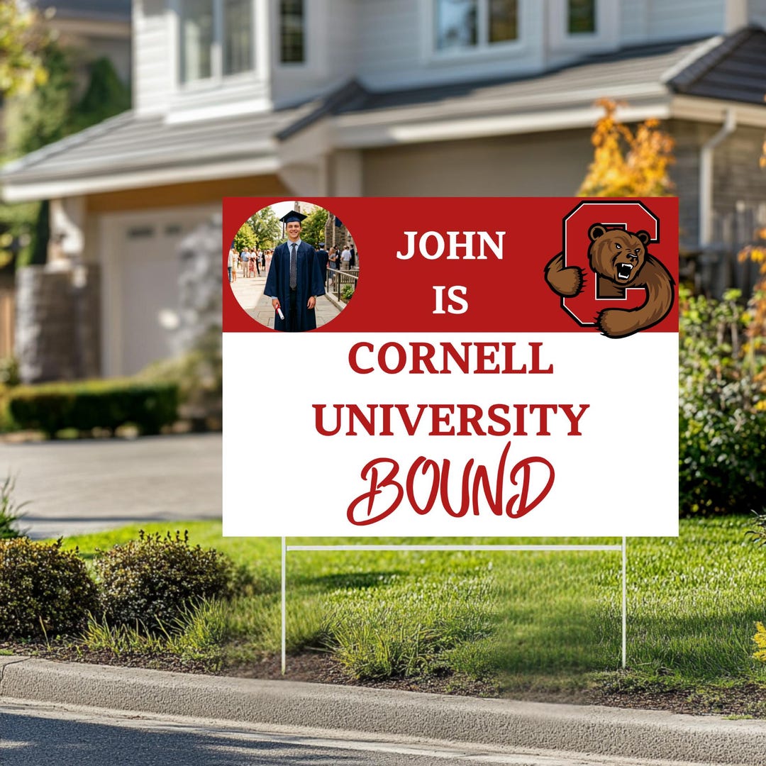 College Bound Yard Sign, Senior Graduation Sign, College Bound Gift ...