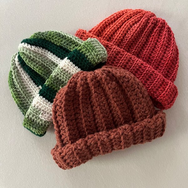 Ribbed Fisherman Beanie