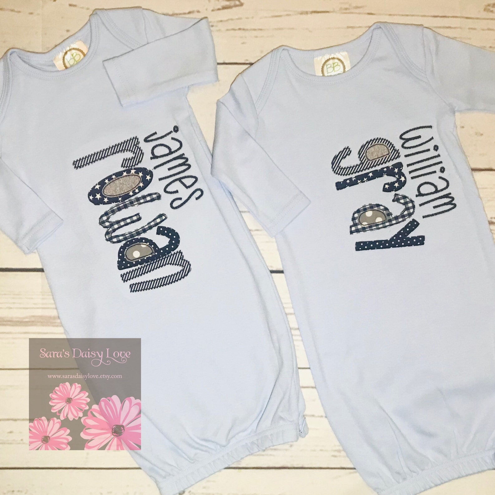 Personalized Baby Gown Baby Gown With Name Infant Gown With Etsy