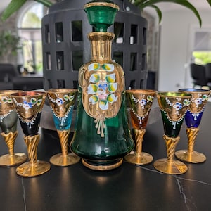 Murano Decanter - Etsy