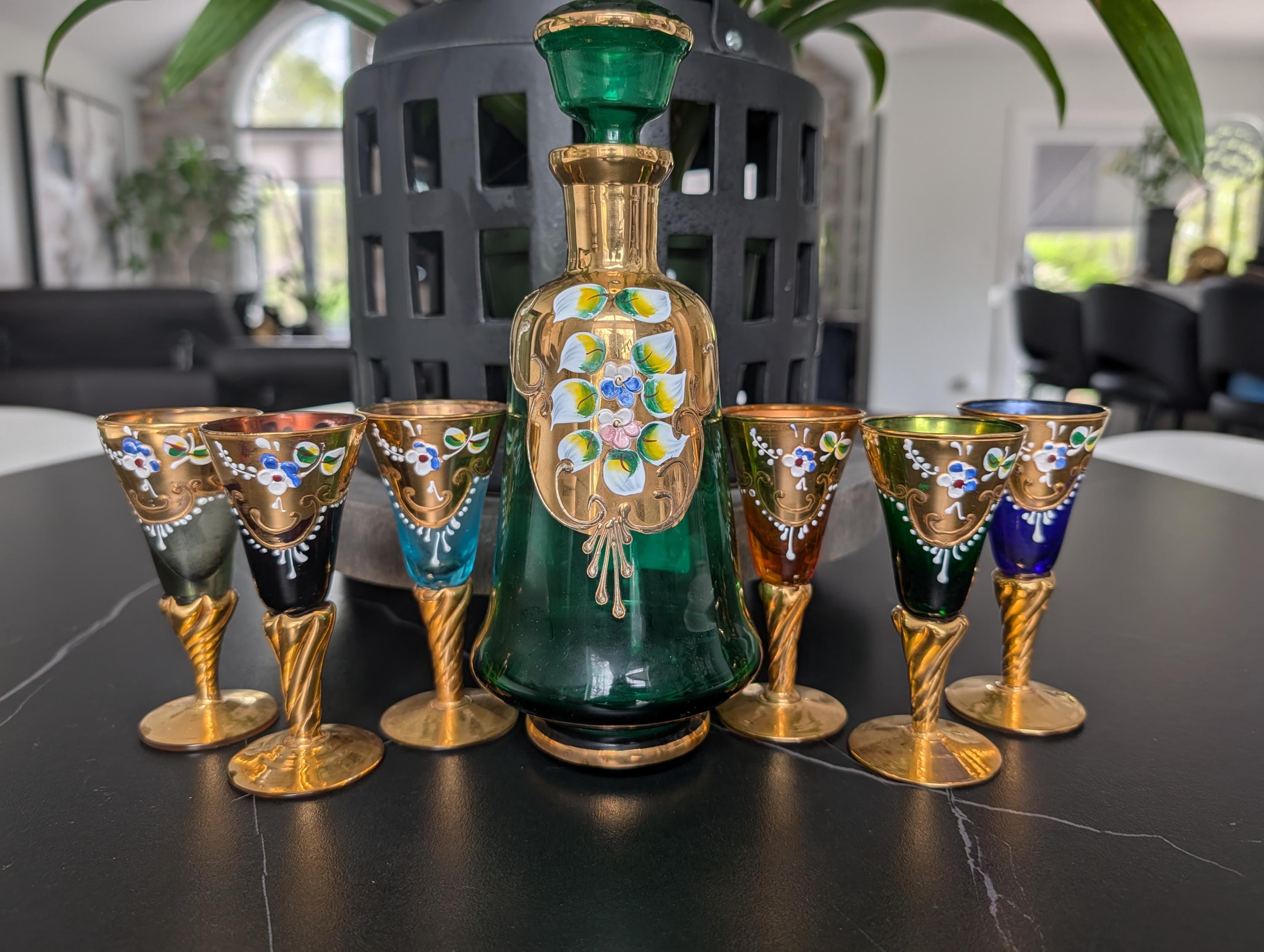 Murano Decanter - Etsy