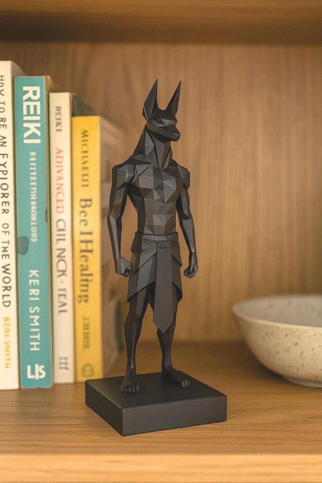 Geometric Anubis Figurine | Ancient Egypt Gift Ideas 