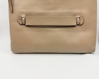 Longchamp Tan Side And Top Zip Clutch/ Pouch L4848770315/2166413