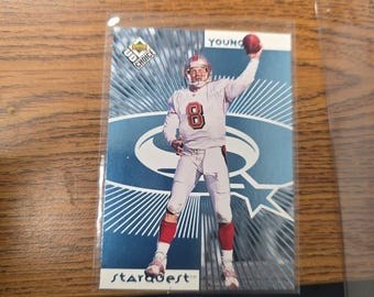 1998 UD Wahl - StarQuest Blue # 9 Steve Young San Francisco 49ers