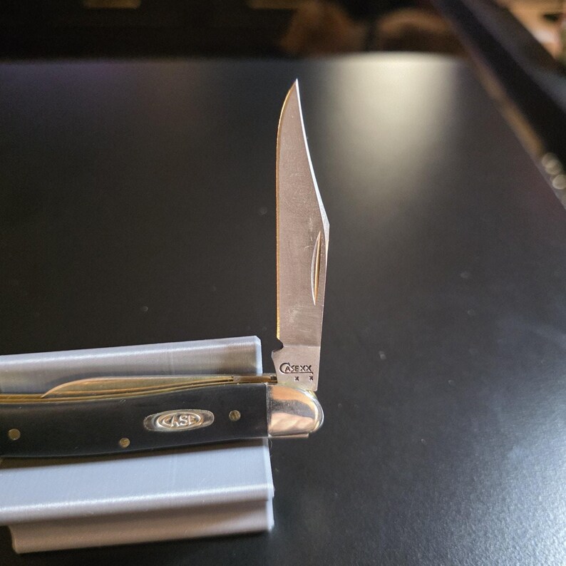 2008 Case XX 22087 SS Pocketknife Black Handle 2-Blade Pen Stainless Steel image 6