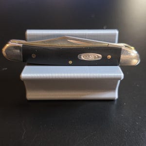 2008 Case XX 22087 SS Pocketknife Black Handle 2-Blade Pen Stainless Steel image 1