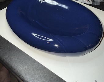 ヴィンテージのヘイガー陶器。2179番 ブルーボウル／小物入れ