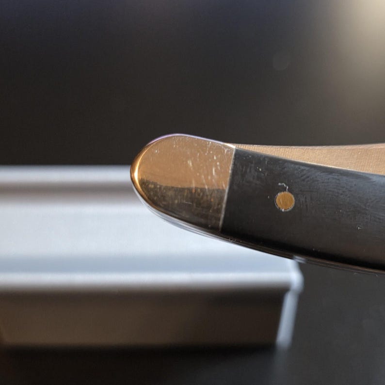 2008 Case XX 22087 SS Pocketknife Black Handle 2-Blade Pen Stainless Steel image 15