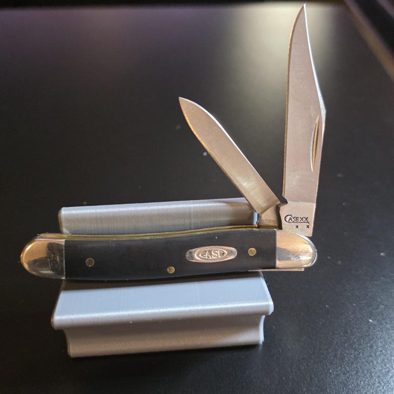 2008 Case XX 22087 SS Pocketknife Black Handle 2-Blade Pen Stainless Steel image 4