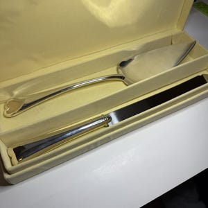 Vintage Lenox Wedding Promises Silver plate 2 Pc Wedding/ Dessert Set