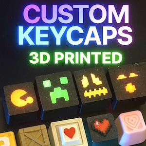 3D printed Keycaps for Mechanical/Magnetic keyboards