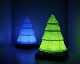 RGB Tree Lamp with Remote — Cozy Color-Changing Night Light