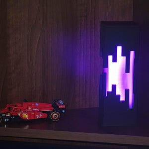 RGB Ender Gaming Lamp – Cyberpunk Pixel Light, Stream Room Decor image 8