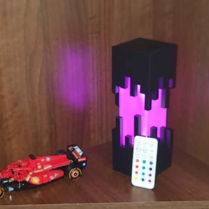 RGB Ender Gaming Lamp – Cyberpunk Pixel Light, Stream Room Decor image 7