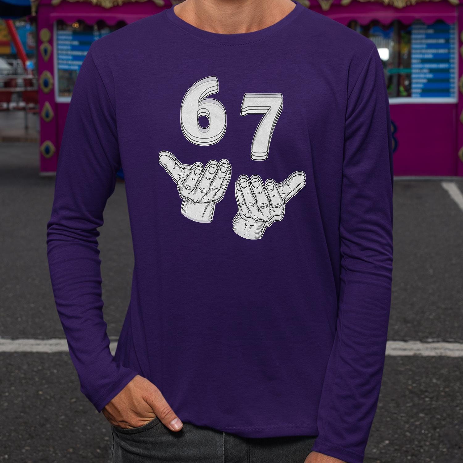 Six Seven Meme Funny Shirt, Meme Lovers 67 Style Custom Gift