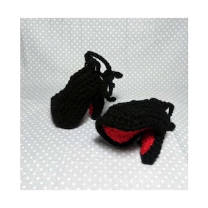 Red Bottom Baby Shoes, Kids And Baby Halloween, Baby High Heels, Crochet Baby Pumps, Girl Designer Booties, Newborn Photo Props, Stilettos