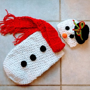 Newborn Snowman Outfit, Christmas Costume Baby, Snowman Swaddle Blanket, Winter Photoshoot, Xmas Photo Prop, Holiday Costume, Baby Shower