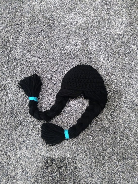 Black Braids Wig Hat Toddler Black Wig Kids Halloween Costume Children Photo Props Princess Hair Wig Toddler Braids Hat Photoshoot Etsy UK