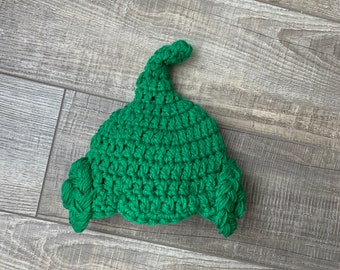 Peluca de Willy Wo**a para bebé, peluca de O**pa Lo**pa, disfraz de Halloween para niños, accesorios de fotos para recién nacidos, disfraz de Halloween para bebé, gorros de crochet para niño, regalo