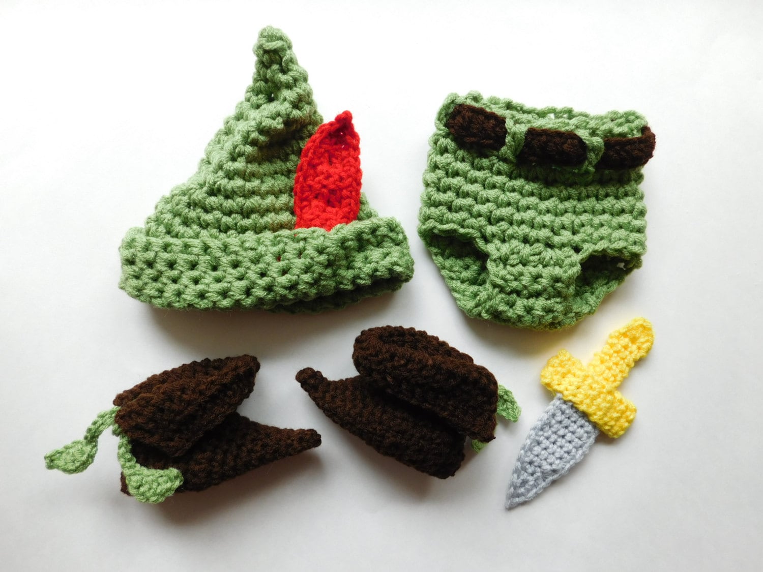 Crochet Peter Pan Costume Newborn Peter 