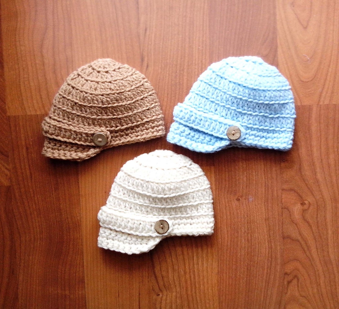 Paperboy Baby Cap, Baby Boy Gatsby Cap, Newborn Photography Outfit, Boy