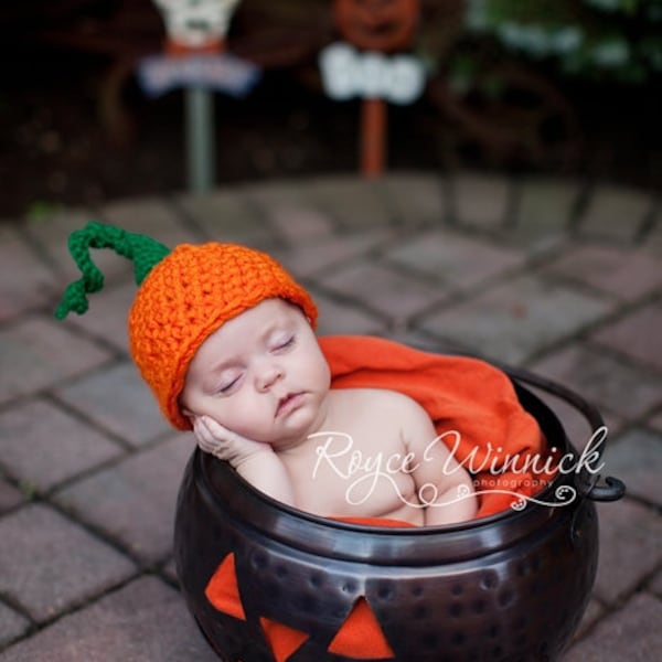 Newborn Pumpkin Hat Etsy