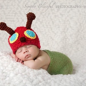 Baby Boy Halloween Costume, Baby Caterpillar Hat, Infant Bug Costume, Kids And Baby Halloween, Insect Baby Hat, Photography Outfit, Worm