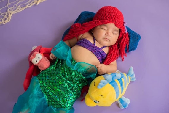 Sirenita Disfraces Para Bebes Niñas De 0-6 Meses Sirena Disfraz