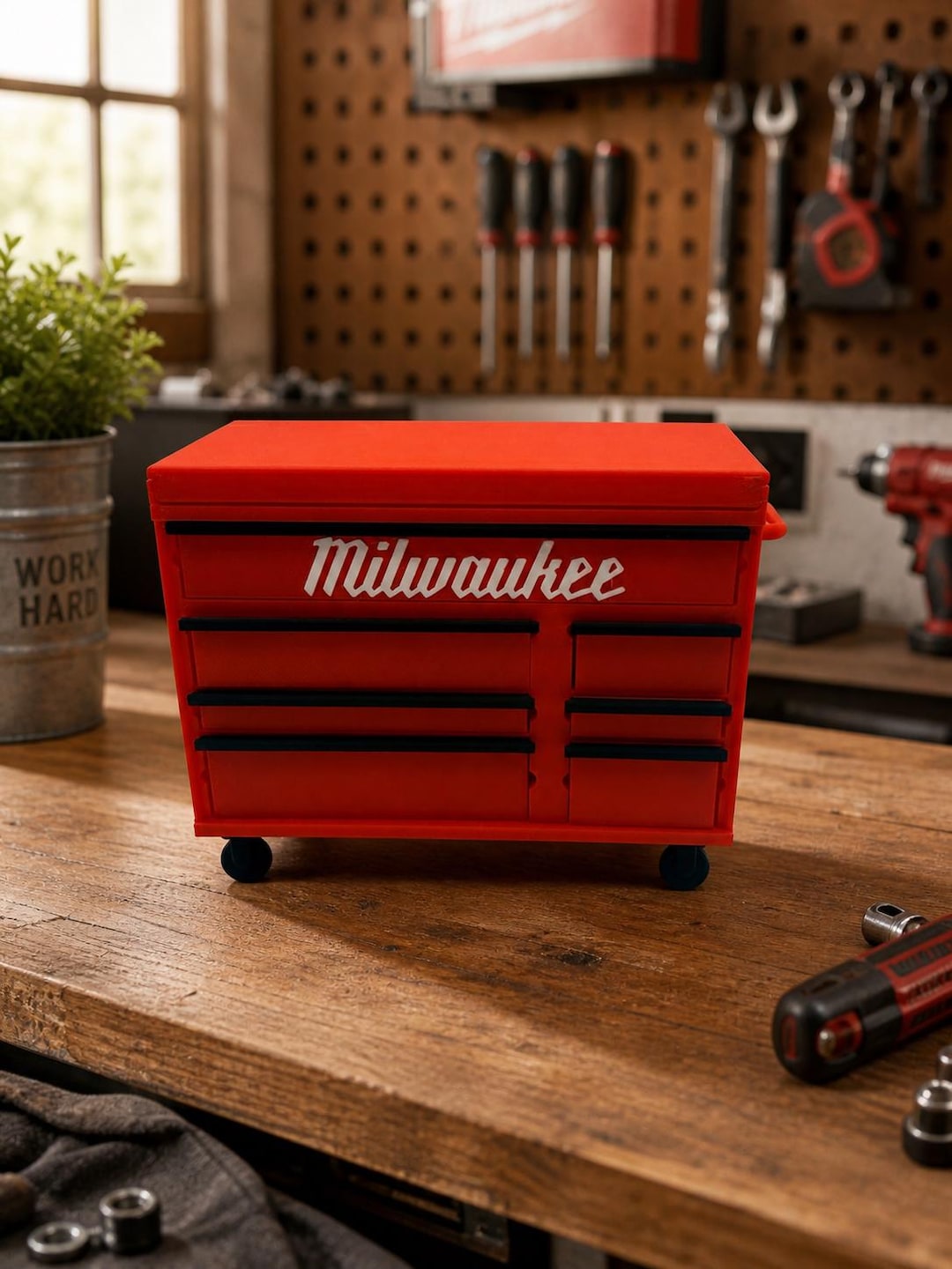 Mini Tool Box Word Milwaukee Mini Tool Box | 3D Printed Tool Chest With Working Drawers ...