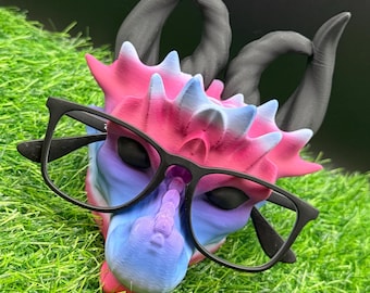 Dragon Glasses Holder Stand – Fantasy Eyeglass Display for Desk | Unique Gift for Book Lovers & Gamers