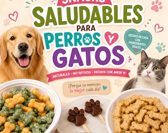 Natural Dog Treat Recipe Book | Healthy Homemade Snacks and Easy DIY Recipes