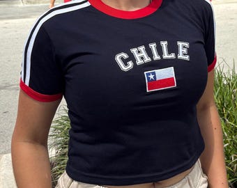 Embroidered T-shirt - Chile