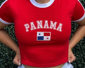 Embroidered T-shirt - Panama
