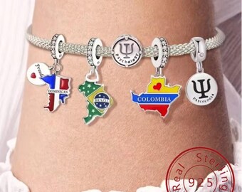 Country Charms in 925 Sterling Silver
