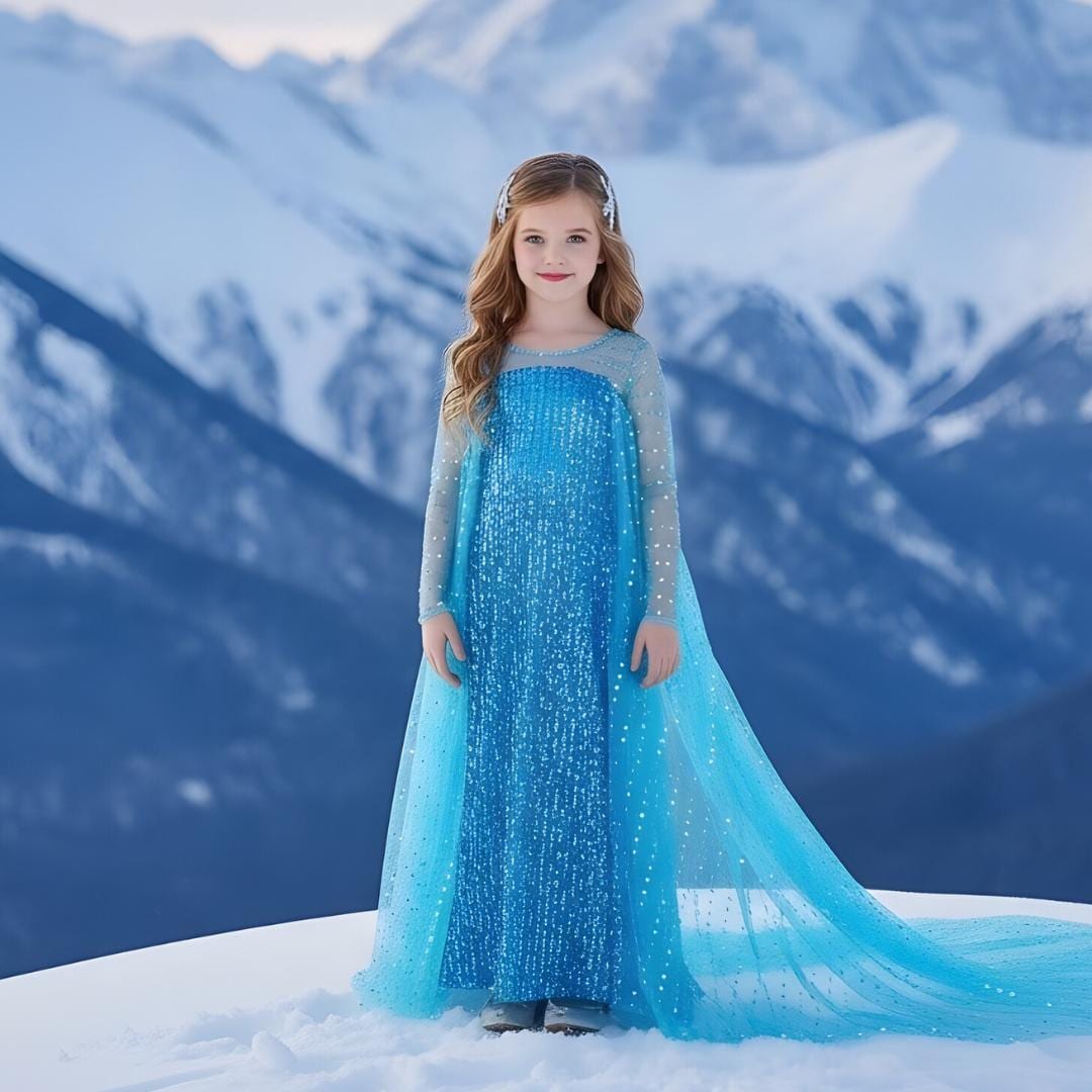 Sparkle Elsa Dress - Etsy
