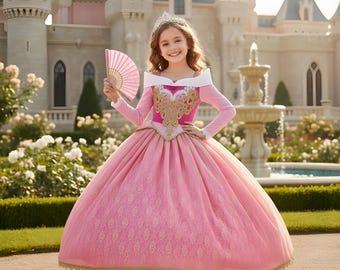 sleeping beauty birthday dress Aurora Costume for Kids Sleeping Beauty