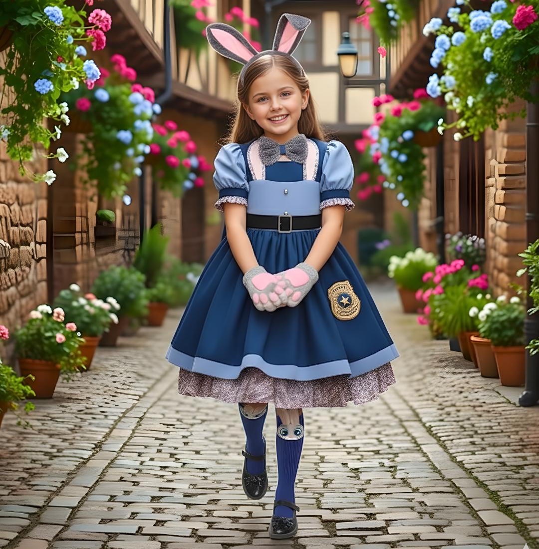 Blue Bunny Dress - Etsy Blue Bunny Dress - Etsy