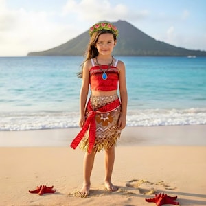 moana party dress Princess Moana Hawaiian Inspired Tutu Dress Pageant Ball Gown Birthday Party Costume