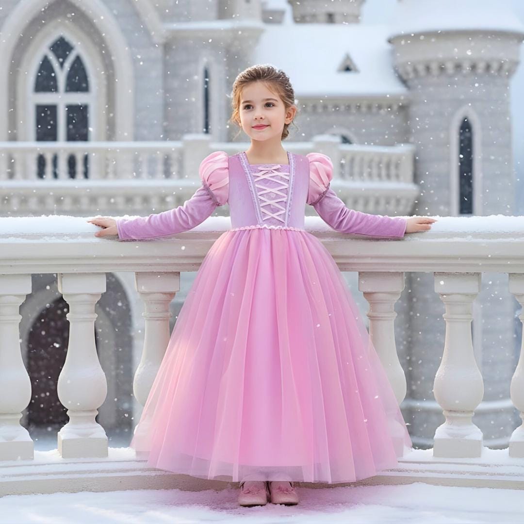 knee length dresses for ladies Little Adventures 12142 Deluxe Rapunzel main image 1