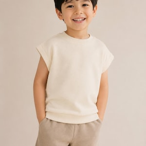 Hawaii Oversized Set – PDF Sewing Pattern | Relaxed Tee And Shorts for Kids (1-8Y)