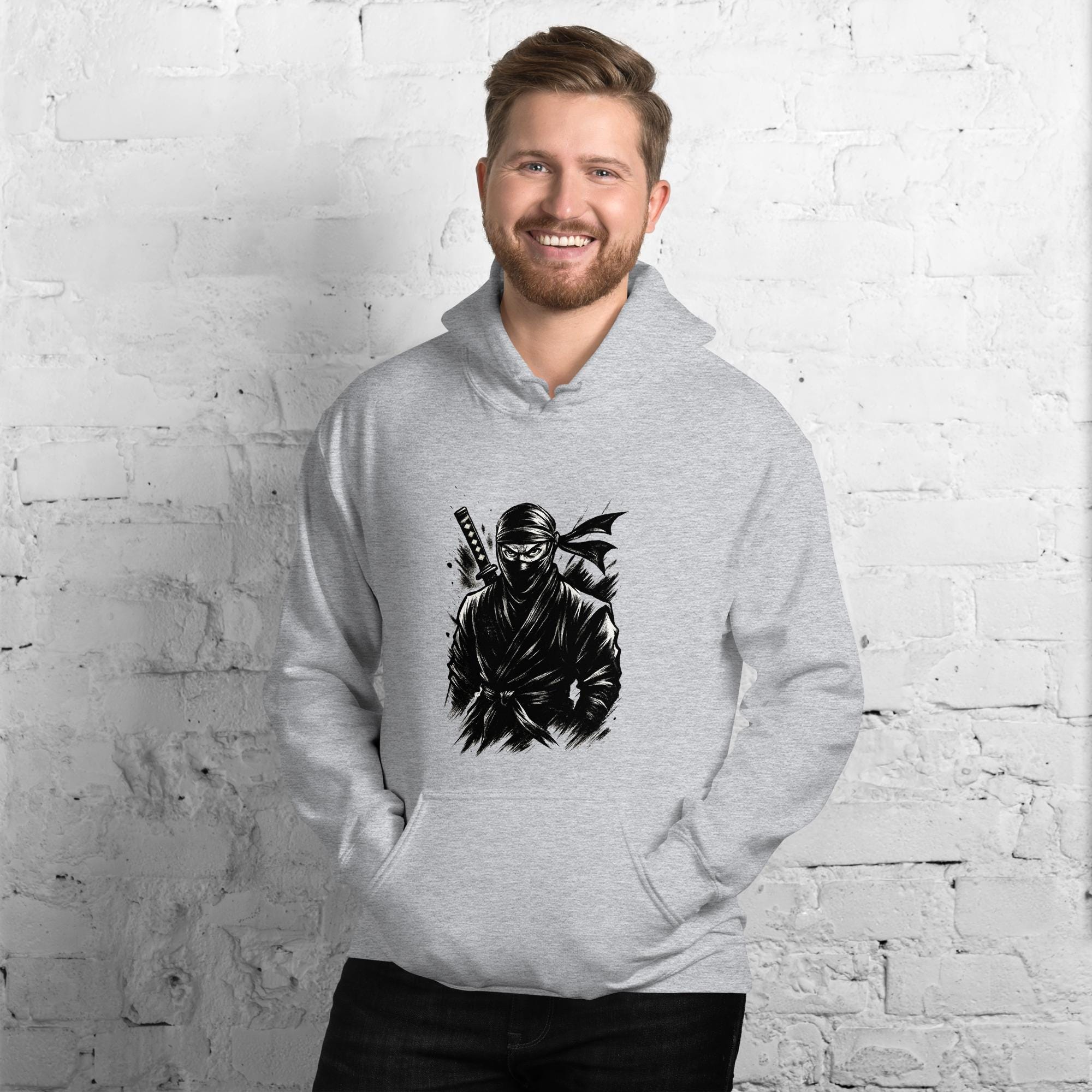 T-shirt Ninja Warrior - Sweat à Capuche Pour Entraînement Et Fans - Coupe Classique, 241 G - Cadeau Pour Enfant Et Adulte